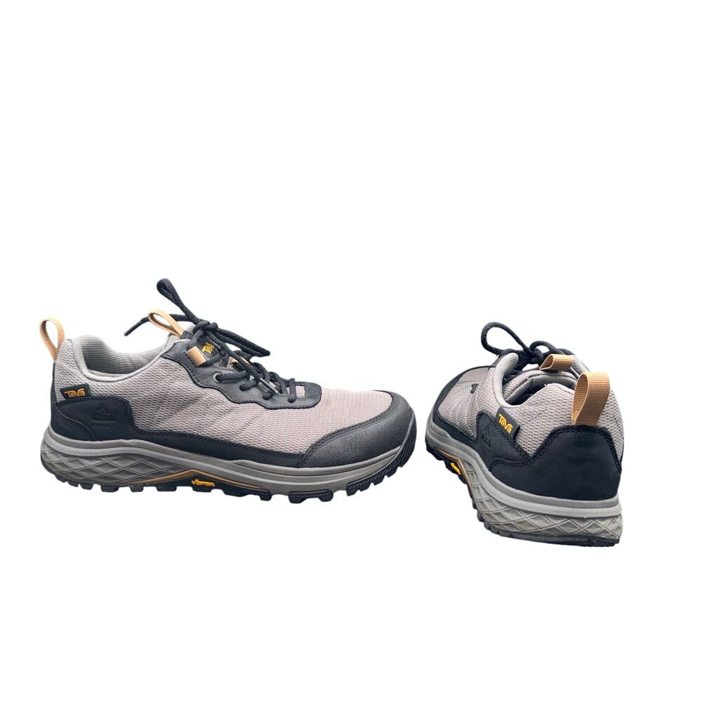 Teva Grandview Low Hiking Shoes Mens 11 Gray Black Vibram Trail Waterproof